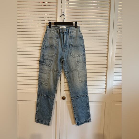 Slvrlake Savior Cargo Jeans in Salt Flats - Picture 7 of 13